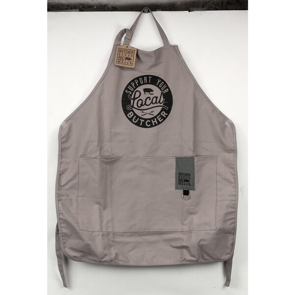 Open Road Brands Open Road Brands Butcher Baker BBQ Maker 2 pocket Beige Canvas Apron 90170846 - main